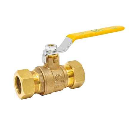 3/4 Inch, 7/8 Inch O.D. Brass Compression Gate Valve